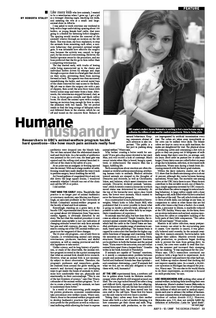humane-husbandry by Roberta Staley